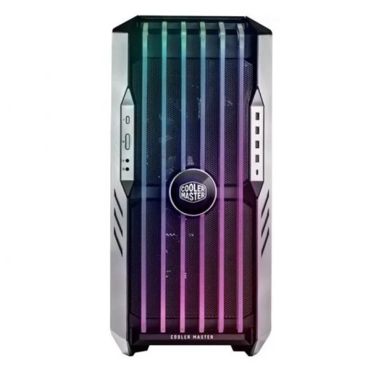 Cooler Master HAF 700 EVO ARGB Cristal Templado Full Tower USB 3.2 Gris Titanio