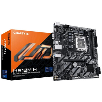 Placa Base Gigabyte H810 Intel H810 LGA 1851 Micro-ATX H810M H DDR5 M.2 RAID USB 3.2