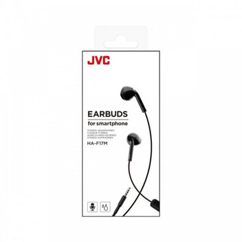JVC HA-F17M Auriculares con Micrófono Negros JVC HA-F17M Auriculares con Micrófono Negros