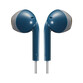 JVC HA-F19M Auriculares con Micrófono Azul JVC HA-F19M Auriculares con Micrófono Azul
