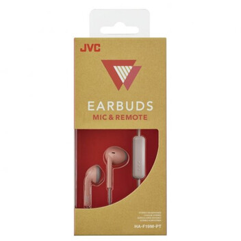 JVC HA-F19M Auriculares con Micrófono Jack 3.5mm Rosas
