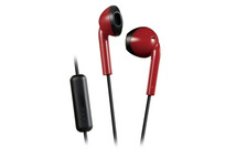 JVC HA-F19M Auriculares con Micrófono Rojo JVC HA-F19M Auriculares con Micrófono Rojo
