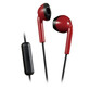 JVC HA-F19M Auriculares con Micrófono Rojo JVC HA-F19M Auriculares con Micrófono Rojo
