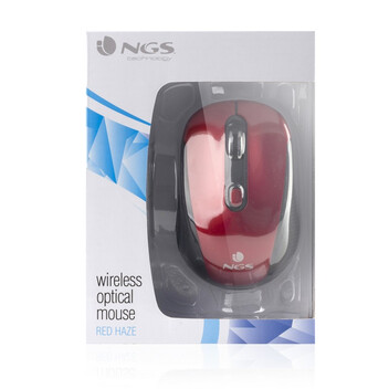 NGS Haze Ratón Inalámbrico 800/1600 DPI Rojo NGS Haze Ratón Inalámbrico 800/1600 DPI Rojo