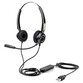 Urban Factory Movee USB Auriculares con Micrófono USB Negros