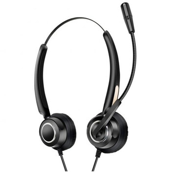Urban Factory Movee USB Auriculares con Micrófono USB Negros