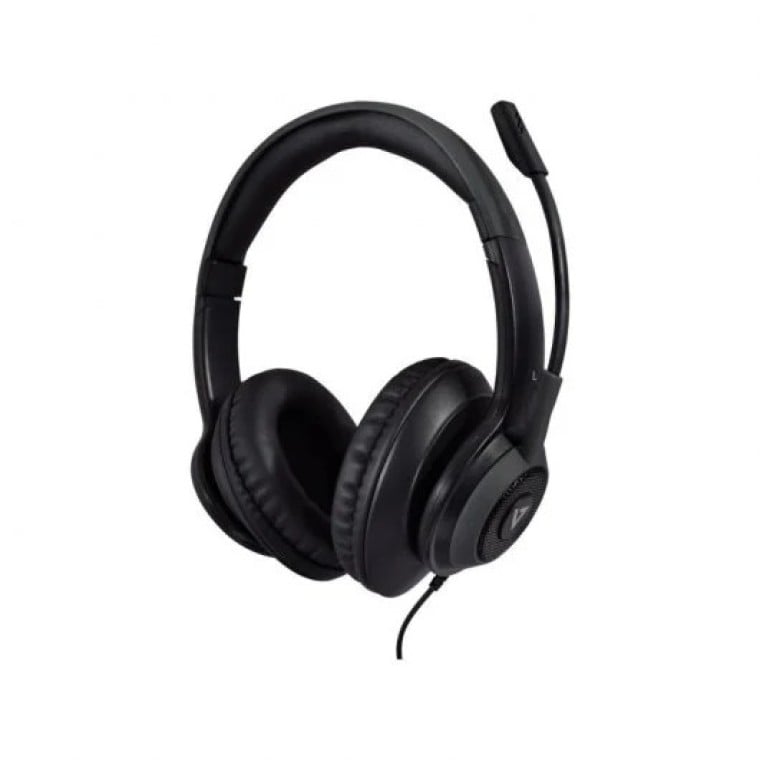 V7 HC701 Auriculares Circumaurales USB Negros