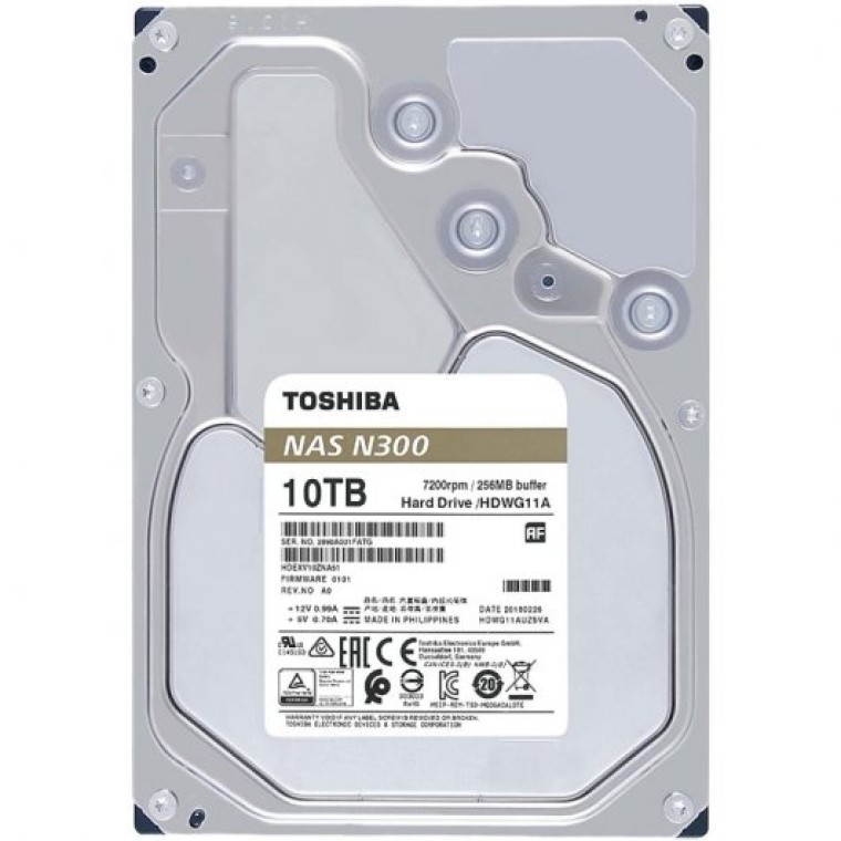 Toshiba N300 NAS 3.5" 10TB SATA 3