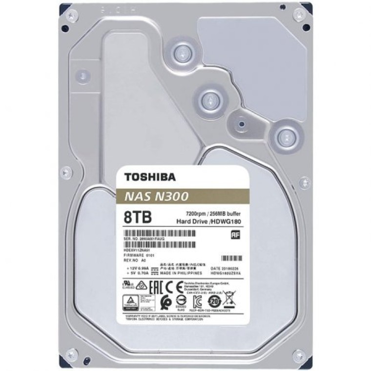 Toshiba N300 NAS 3.5" 8TB SATA 3