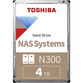 Toshiba N300 NAS 3.5" 4 TB SATA 3 Toshiba N300 NAS 3.5" 4 TB SATA 3