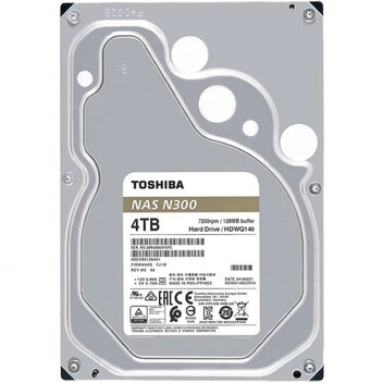 Toshiba N300 NAS 3.5" 4 TB SATA 3 Toshiba N300 NAS 3.5" 4 TB SATA 3
