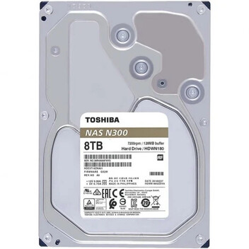 Toshiba N300 NAS 3.5" 8 TB SATA 3 Toshiba N300 NAS 3.5" 8 TB SATA 3