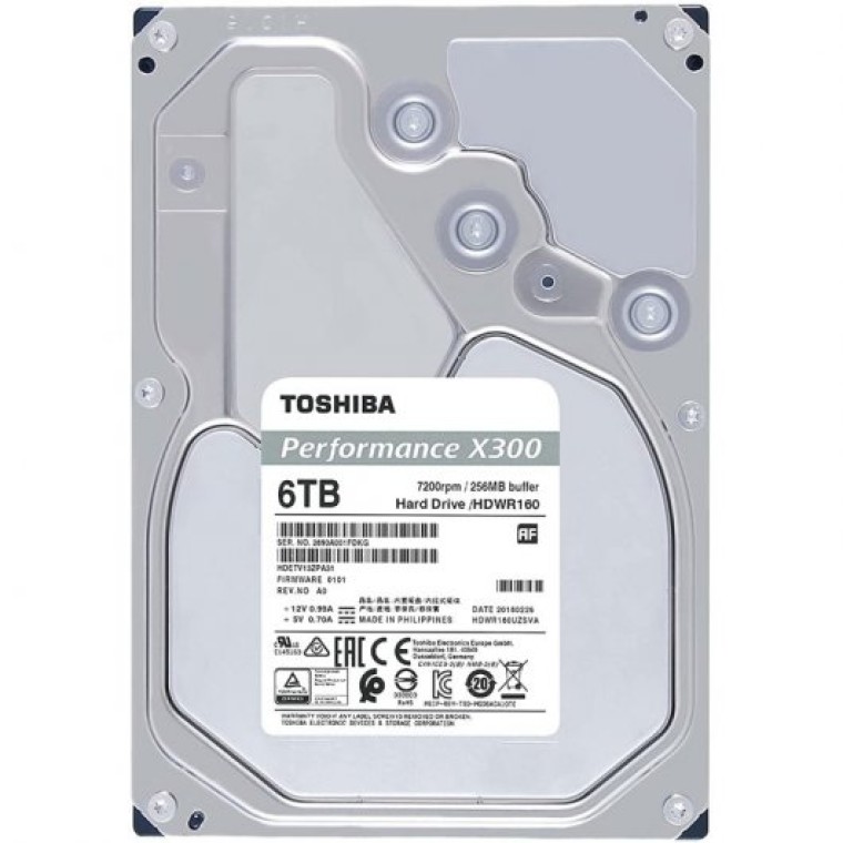 Toshiba X300 3.5" 6TB SATA 3