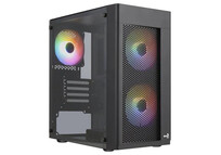 Aerocool HEXFORMBKV2 FRGB Cristal Templado USB 3.0 Negro