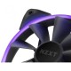 NZXT AER RGB 2 Ventiladores Dobles LED PWM 140mm Negro con Controlador de Iluminación