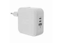 Fuente Alimentación Cargador USB-C GaN 70W Targus Hyper HJ1003WHWWGL 3xUSB-C 1xUSB-A Blanco ultracom