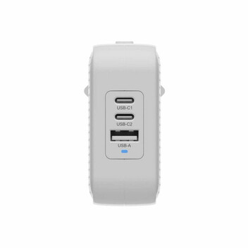 Fuente Alimentación Cargador USB-C GaN 70W Targus Hyper HJ1003WHWWGL 3xUSB-C 1xUSB-A Blanco ultracom