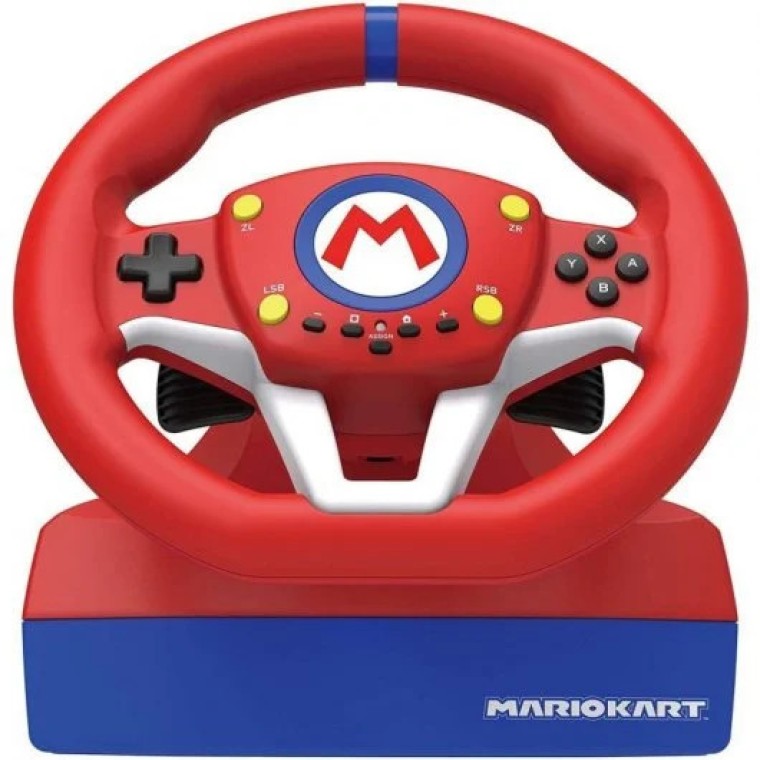 Pack Hori Mario Kart Racing Wheel Pro Mini Volante Nintendo Switch + Gioteck HC-9 Auriculares