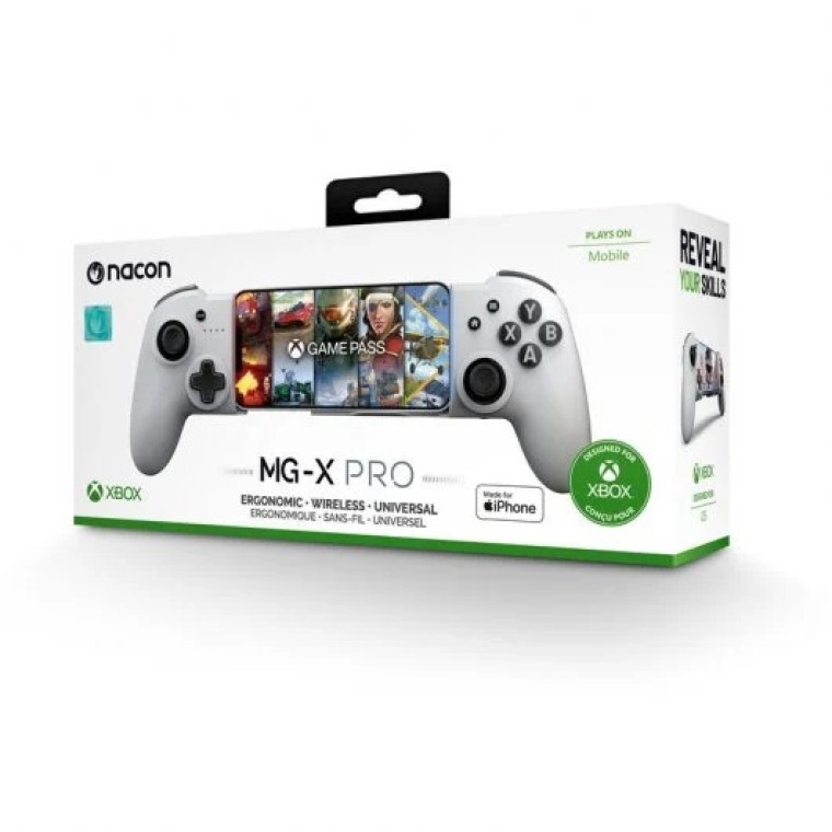 Nacon MG-X Pro Mando para Smartphones iPhone con Licencia Xbox Blanco