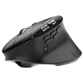 Ratón Acer Smart Fit Vertical Wireless Bluetooth 8000 DPI Negro Recargable 10 Botones