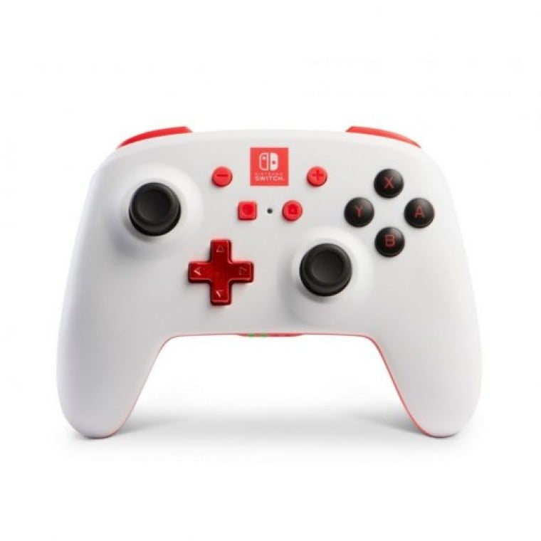 PowerA Mando Inalámbrico Pro Nintendo Switch Blanco/Rojo