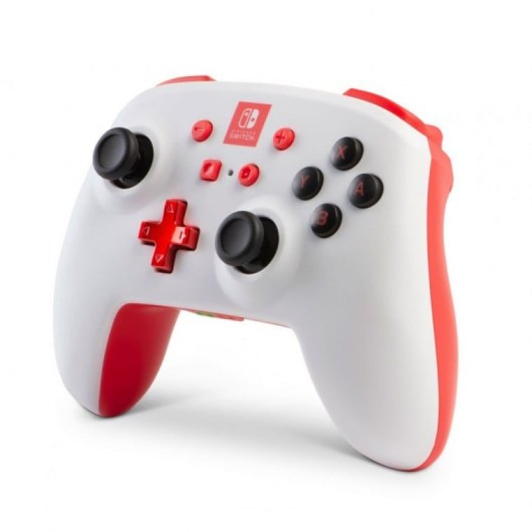 PowerA Mando Inalámbrico Pro Nintendo Switch Blanco/Rojo