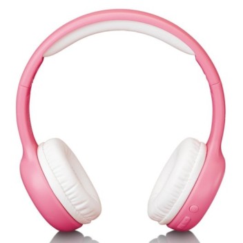 Lenco HPB-110PK Auriculares Inalámbricos Bluetooth para Niños Rosa