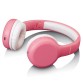 Lenco HPB-110PK Auriculares Inalámbricos Bluetooth para Niños Rosa Lenco HPB-110PK Auriculares Inalámbricos Bluetooth para Niños Rosa