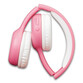 Lenco HPB-110PK Auriculares Inalámbricos Bluetooth para Niños Rosa