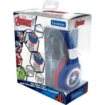 Lexibook Auriculares Infantiles Bluetooth 2 en 1 Vengadores Lexibook Auriculares Infantiles Bluetooth 2 en 1 Vengadores