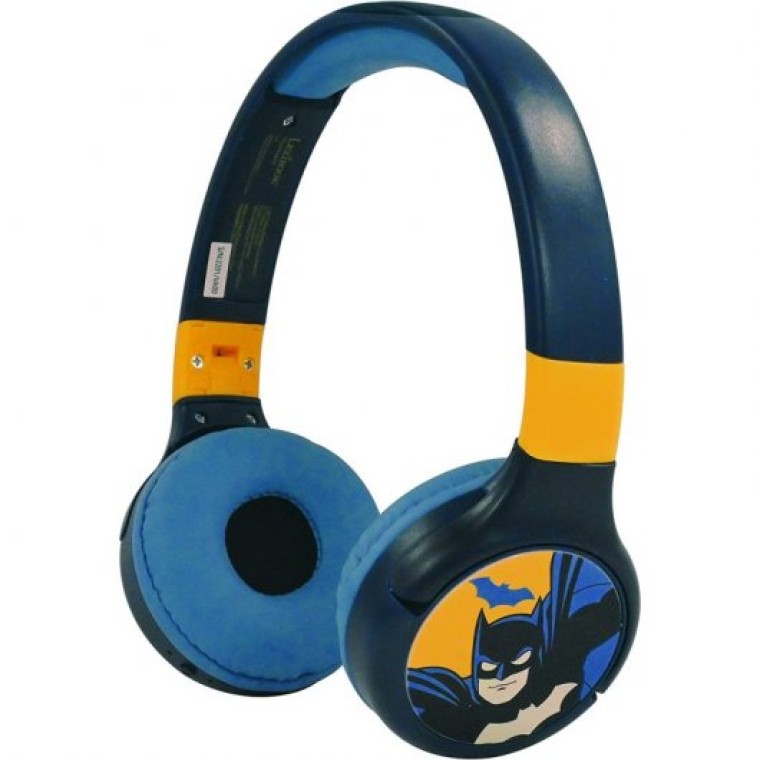 Lexibook Auriculares Infantiles Bluetooth 2 en 1 Batman