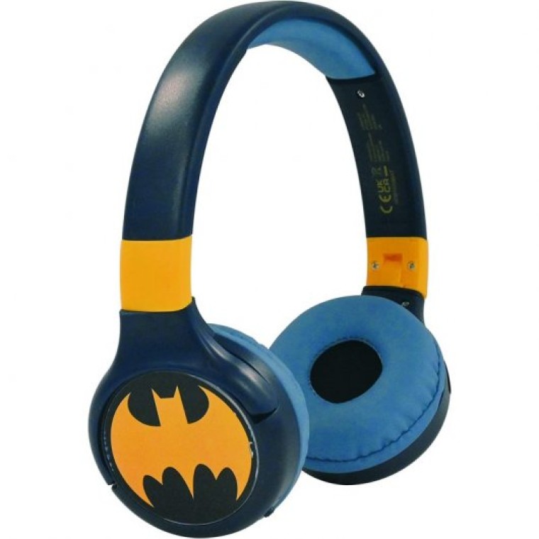 Lexibook Auriculares Infantiles Bluetooth 2 en 1 Batman