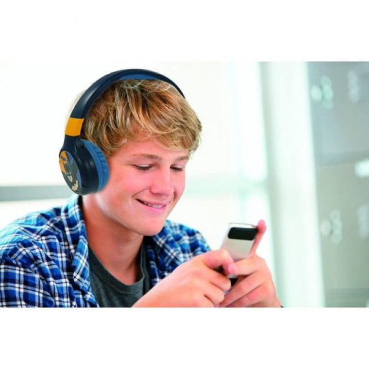 Lexibook Auriculares Infantiles Bluetooth 2 en 1 Batman