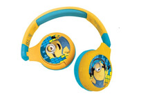 Lexibook Auriculares Infantiles Bluetooth 2 en 1 Minions