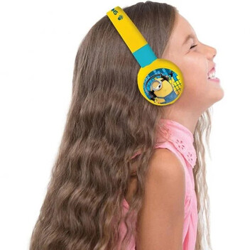 Lexibook Auriculares Infantiles Bluetooth 2 en 1 Minions