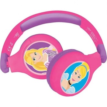 Lexibook Auriculares Infantiles Bluetooth 2 en 1 Disney Princesas Lexibook Auriculares Infantiles Bluetooth 2 en 1 Disney Princesas