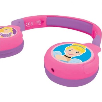 Lexibook Auriculares Infantiles Bluetooth 2 en 1 Disney Princesas Lexibook Auriculares Infantiles Bluetooth 2 en 1 Disney Princesas