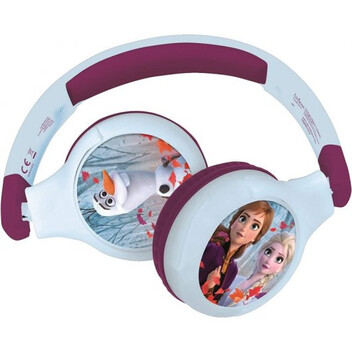 Lexibook Auriculares Infantiles Bluetooth 2 en 1 Disney Frozen