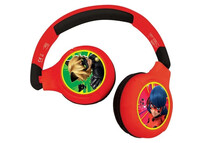 Lexibook Auriculares Infantiles Bluetooth 2 en 1 Ladybug