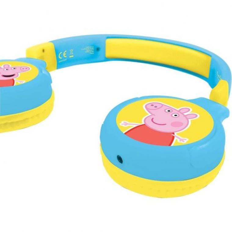 Lexibook Auriculares Infantiles Bluetooth 2 en 1 Peppa Pig