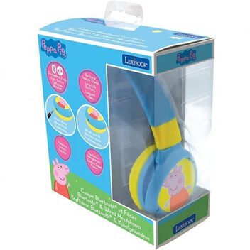 Lexibook Auriculares Infantiles Bluetooth 2 en 1 Peppa Pig Lexibook Auriculares Infantiles Bluetooth 2 en 1 Peppa Pig