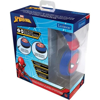 Lexibook Auriculares Infantiles Bluetooth 2 en 1 Spiderman Lexibook Auriculares Infantiles Bluetooth 2 en 1 Spiderman