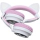 Lexibook Auriculares Infantiles Bluetooth LED con Orejas de Gato