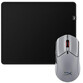 HyperX Bundle Pulsefire Haste 2 Pro Ratón Gaming Inalámbrico + HyperX Pulsefire Mat Alfombrilla HyperX Bundle Pulsefire Haste 2 Pro Ratón Gaming Inalámbrico + HyperX Pulsefire Mat Alfombrilla