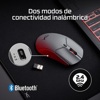 HyperX Bundle Pulsefire Haste 2 Pro Ratón Gaming Inalámbrico + HyperX Pulsefire Mat Alfombrilla HyperX Bundle Pulsefire Haste 2 Pro Ratón Gaming Inalámbrico + HyperX Pulsefire Mat Alfombrilla