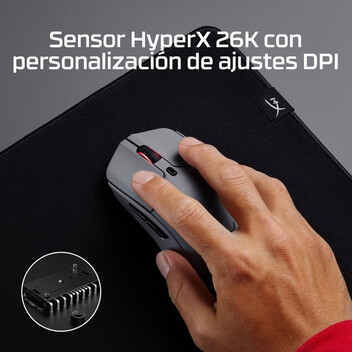 HyperX Bundle Pulsefire Haste 2 Pro Ratón Gaming Inalámbrico + HyperX Pulsefire Mat Alfombrilla HyperX Bundle Pulsefire Haste 2 Pro Ratón Gaming Inalámbrico + HyperX Pulsefire Mat Alfombrilla