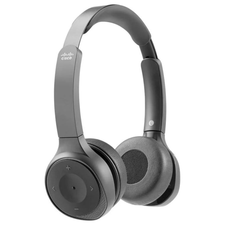 Cisco 730 Auriculares Bluetooth Supraaurales USB Negros con Cancelación Activa de Ruido