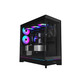 Torre PC Torre ATX Montech HS02 Pro Black Max Vent 175 mm Max VGA 420 mm Vidrio Templado Iluminación