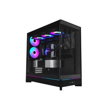 Torre PC Torre ATX Montech HS02 Pro Black Max Vent 175 mm Max VGA 420 mm Vidrio Templado Iluminación