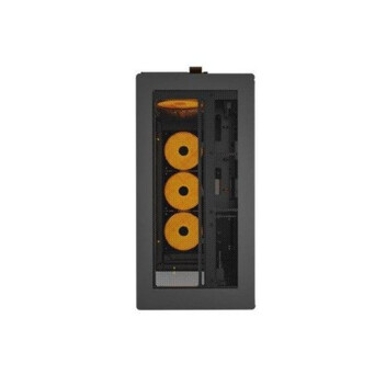 Torre PC Torre ATX Montech HS02 Pro Black Max Vent 175 mm Max VGA 420 mm Vidrio Templado Iluminación